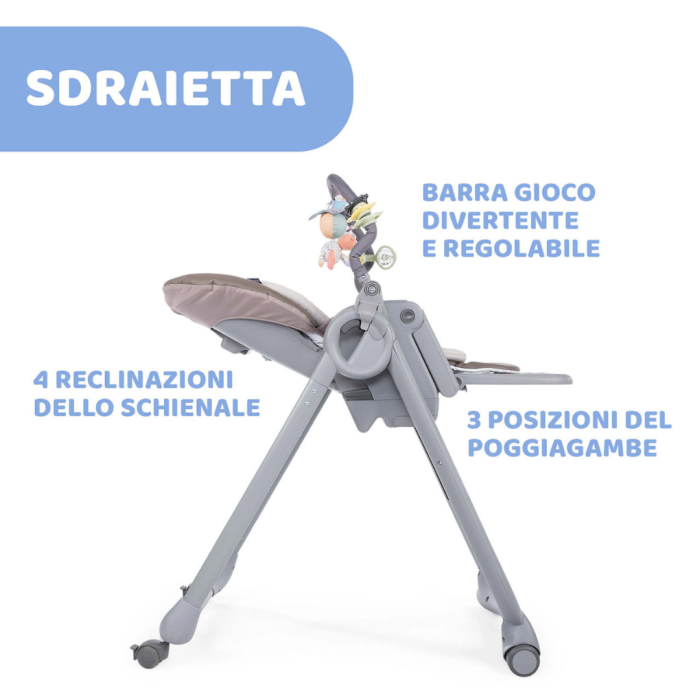 Sdraietta Seggiolone Polly Magic Relax Cocoa