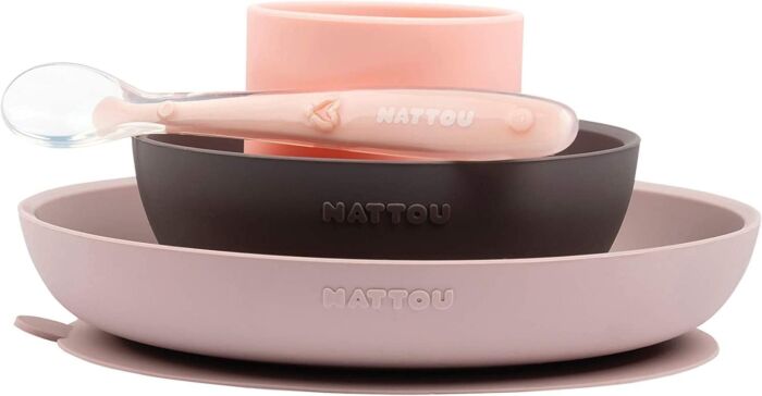Set Pappa Doppio piatto - Nattou
