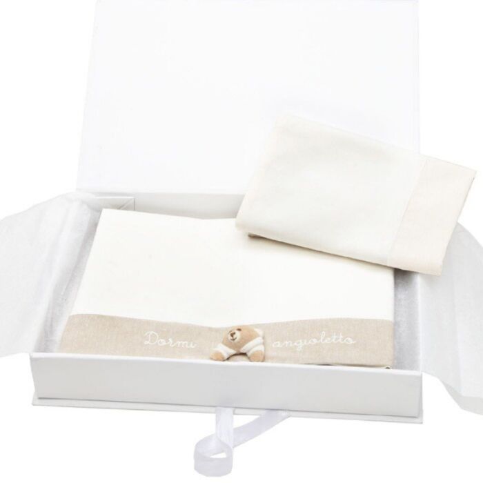 set Lenzuolino Lettino Dolce Angioletto - Nanan