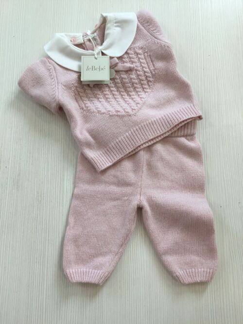 Completo 2 pz in lana - le bebe'