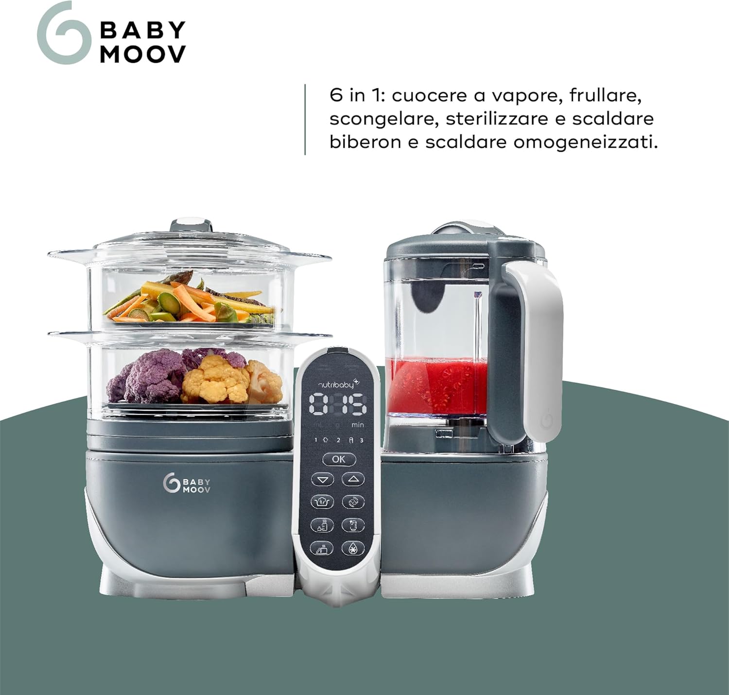 Cuocipappa Nutri Baby+ - Baby moov - immagine 4